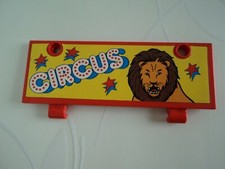 PLAYMOBIL vintage cirque camion transport / ridelle latérale set 3452 de 1986