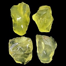 4 Pcs Citrine Brut Naturel Non