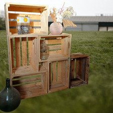 caisses en bois ,cajettes x3