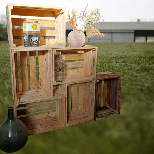Caisses bois cajettes x3 - ,cajettes,