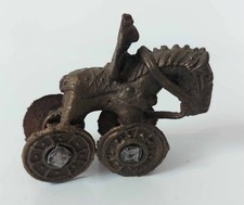 Cheval sur roue Ancien laiton