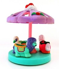 Petit manège carrousel style Polly pocket fête forraine 