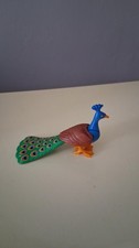 Playmobil zoo paon bleu - paon,