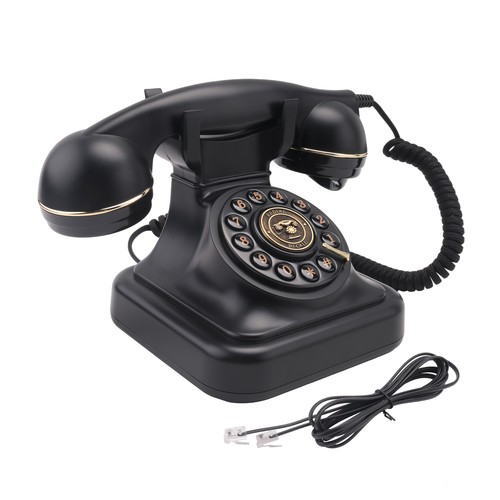 Téléphone fixe rétro - téléphone,