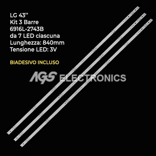 Kit barres strip led lg - 3,