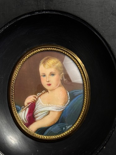 Ancien tableau miniature