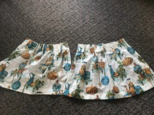 VINTAGE RETRO MOD BLUE FLOWER