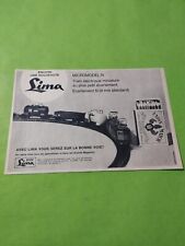 PUBLICITE LIMA MICROMODEL N