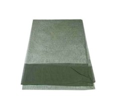 Étole Cérémonie Femme Organza Vert Safari Avec Reflets Lurex Argent Brillant