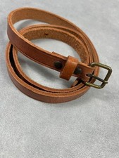 Ceinture cuir marron clair