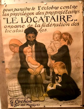 rare affiche originale "le