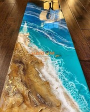 Bleu Résine Époxy Rivière