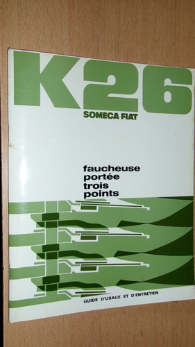 Someca fiat faucheuse portée - faucheuse,