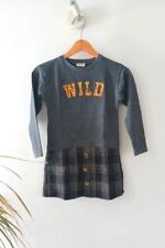 Robe courte - Orchestra - grise 10 ans léopard/bandes argentées - JAMAIS PORTEE