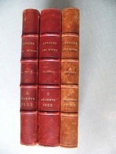 Lot 3 livres ANNALES DES MINES