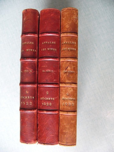 Lot livres annales des mines - 3,