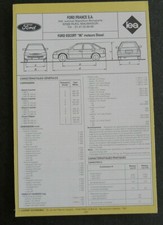 Fiche technique automobile