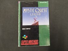 NOTICE SEULE Mystic Quest Super nintendo Snes