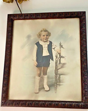 Ancien cadre photo en bois