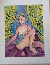 Tableau Huile HSP signé de format 40x30cm