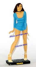 MANARA figurine résine pin up sexy LOULOU en robe bleu woman figure lou-lou NEW
