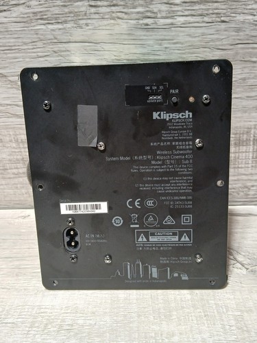 Klipsch subwoofer amplifier - klipsch, 8
