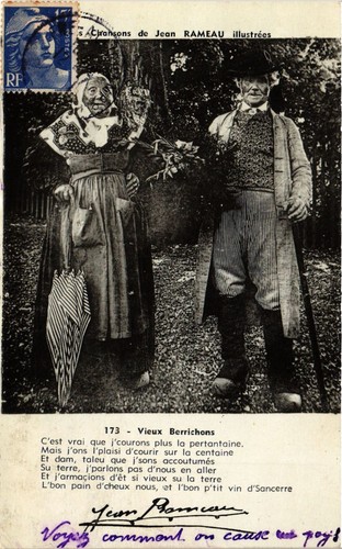 Cpa folklore les chansons - folklore,