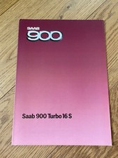 SAAB 900 TURBO 16S 1984 BROCHURE CATALOGUE