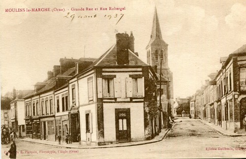 Carte moulins marche grande - moulins, la