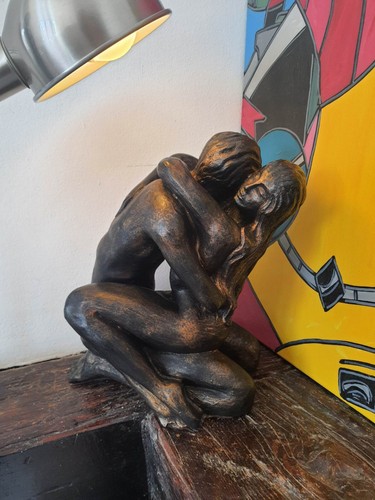 Sculpture couple amoureux - sculpture, "couple
