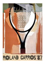 Roland Garros - Tennis - 1987 -  AFFICHE POSTER