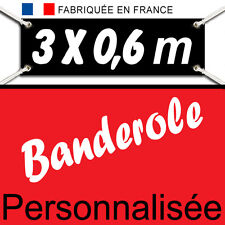 Creation&Impression BANDEROLE KAKEMONO Banderolle bâche publicitaire 3x0,6