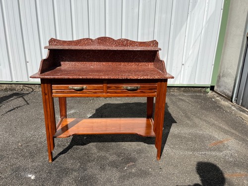 Meuble toilette ancien en - meuble, de