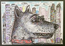 Dessin Chien garde Doberman