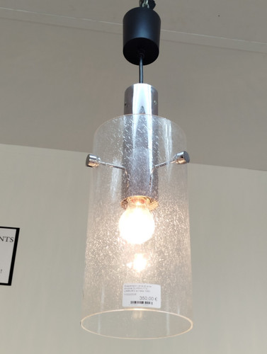 Suspension verre acier - verre, et
