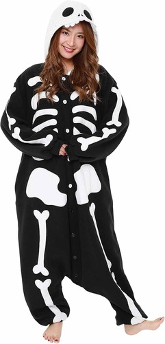 Squelette kigurumi polaire - squelette,