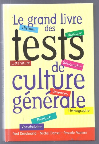 Grand livre des test - grand,