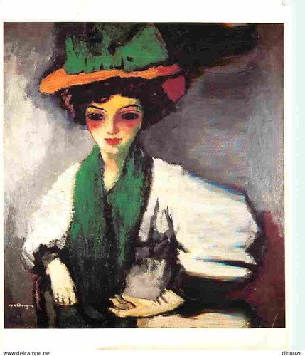 Carte postale peinture - -,