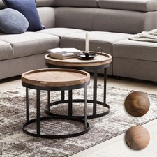 FineBuy Tables gigogne Bois