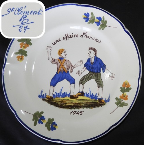 Clement xxème assiette - st-clement,