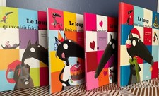 COLLECTION MES P'TITS ALBUMS - LE LOUP - AUZOU (4 livres) #S1