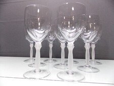  GUY DEGRENNE-LOT DE 9 TRES BEAUX VERRES A EAU EN CRISTAL