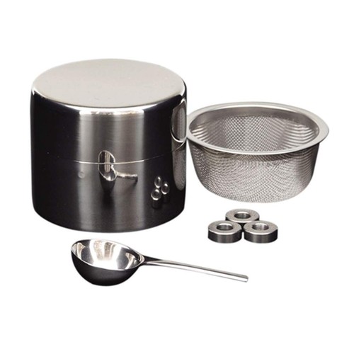 Stainless steel tea sifter can - stainless,