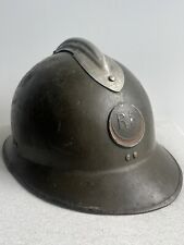 Casque adrian 26 Zouave croissant rouge France 1940 Libération Débarquement ww2
