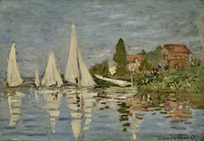 Affiche rivière régate