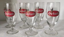 Lot de 6 verres à bière Coq