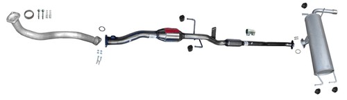Pot échappement pour toyota - d'échappement,