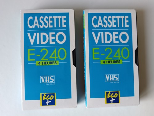 Lot cassettes vierges - de, 2