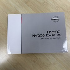 MANUEL CONDUCTEUR Nissan NV200 AVEC POCHETTE FRANÇAIS ??