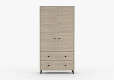 Armoire pour enfants armoire chambre d'enfants chambre d'adolescent FOX 4S2D 06